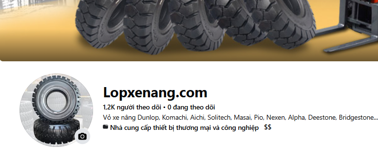 Facebook Lốp xe nâng